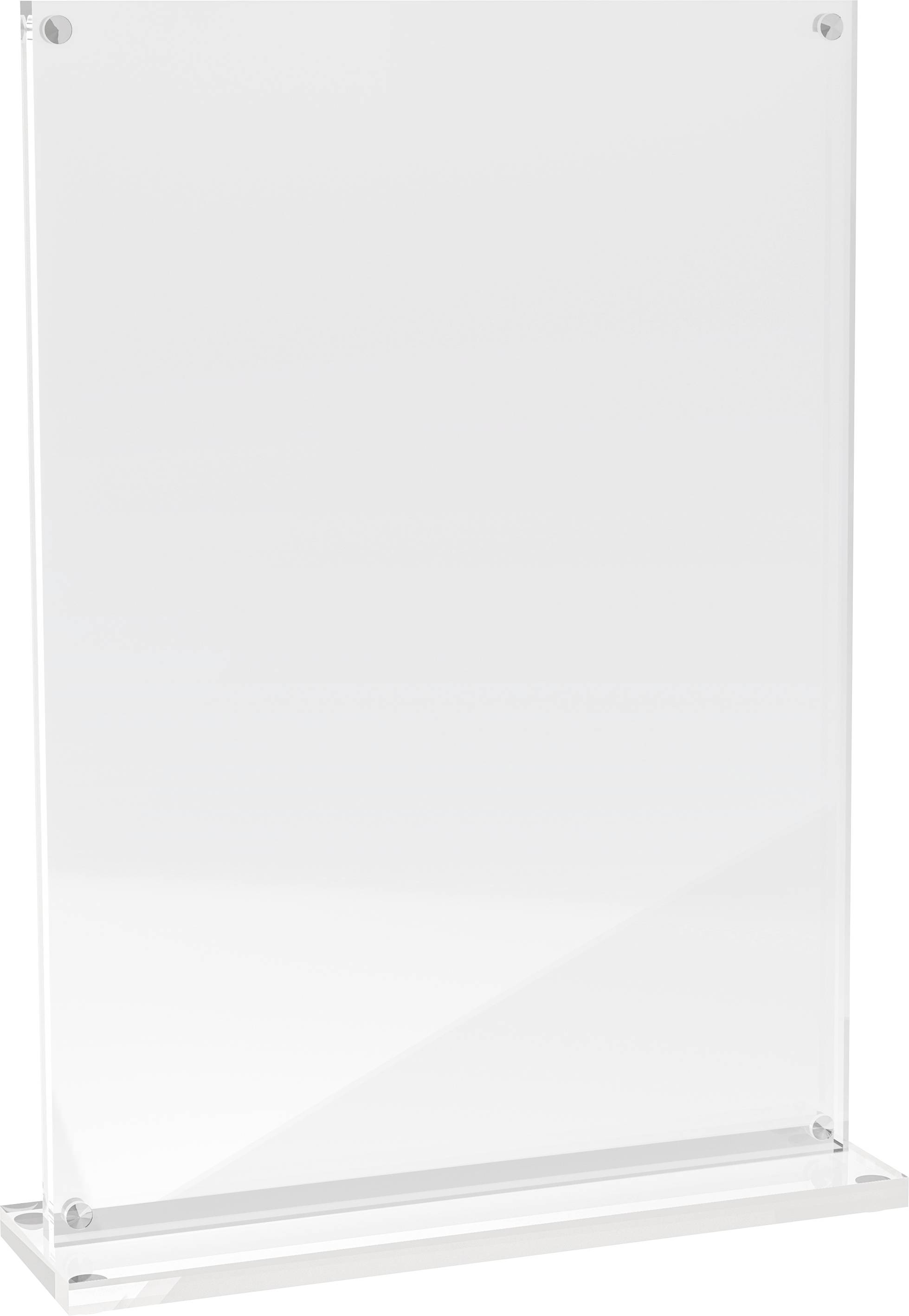 Maul 1948205 MAULvision Présentoir de table forme de T Utilisation pour format de papier: DIN A5 transparent 1 pc(s)-0