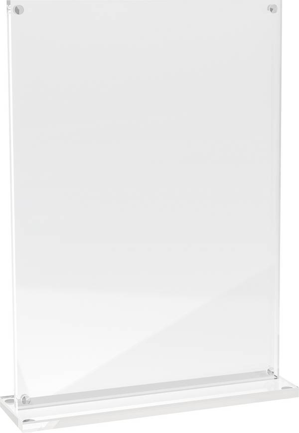 Maul 1948205 MAULvision Présentoir de table forme de T Utilisation pour format de papier: DIN A5 transparent  1 pc(s)