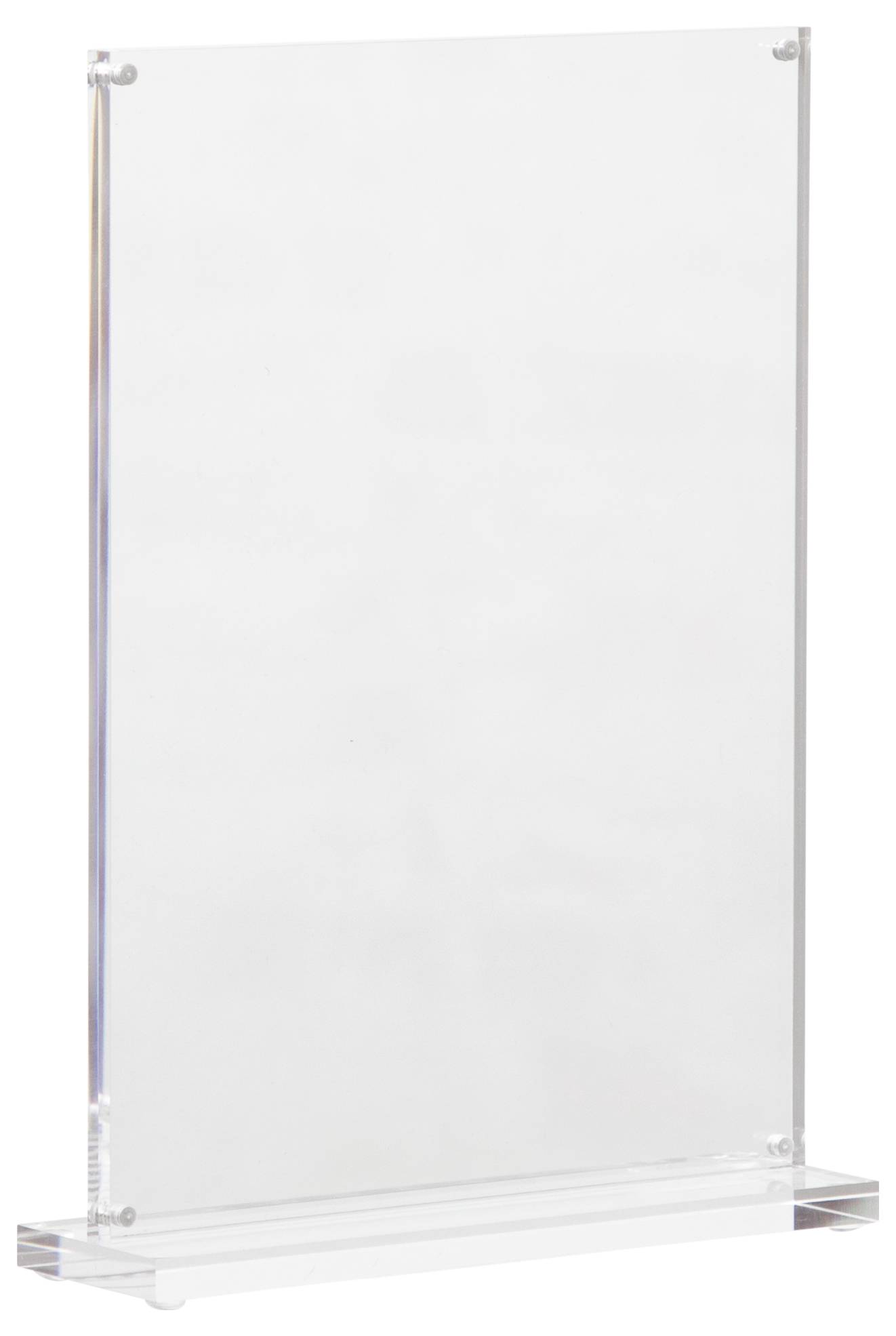 Maul 1948205 MAULvision Présentoir de table forme de T Utilisation pour format de papier: DIN A5 transparent 1 pc(s)-1
