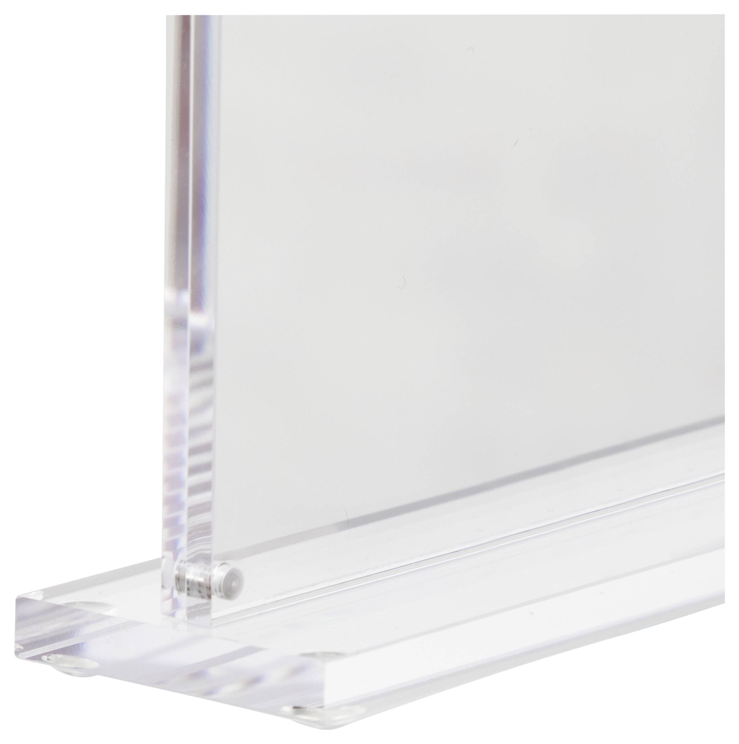 Maul 1948205 MAULvision Présentoir de table forme de T Utilisation pour format de papier: DIN A5 transparent 1 pc(s)-3