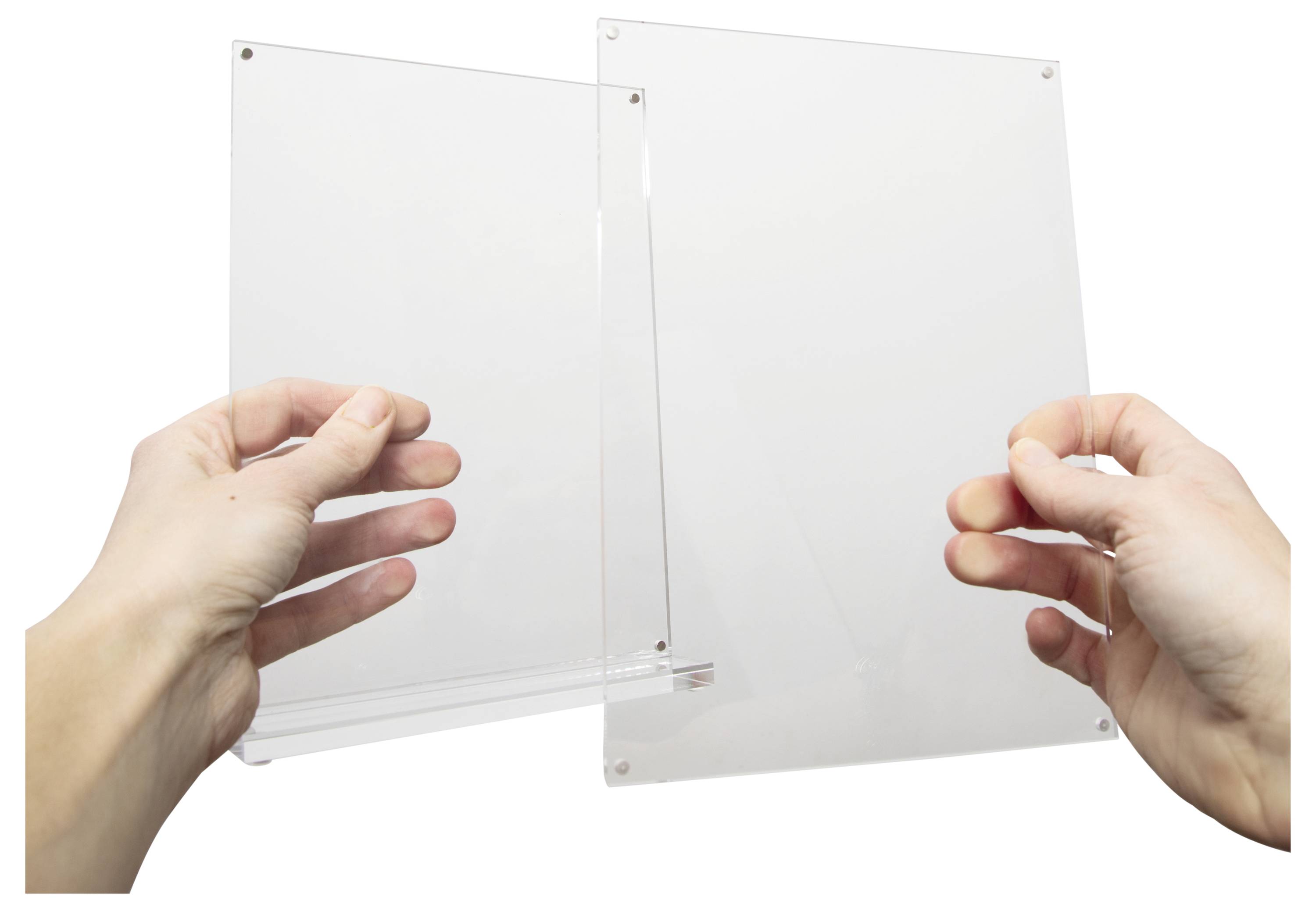 Maul 1948205 MAULvision Présentoir de table forme de T Utilisation pour format de papier: DIN A5 transparent 1 pc(s)-12