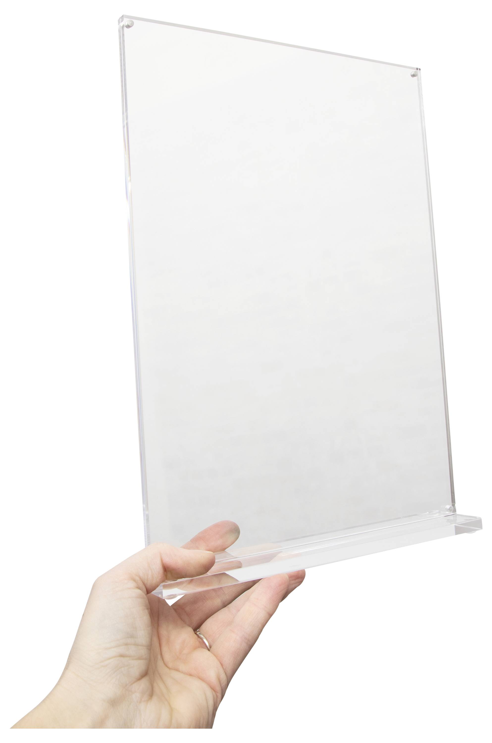 Maul 1948405 MAULvision Présentoir de table forme de T Utilisation pour format de papier: DIN A4 transparent 1 pc(s)-11