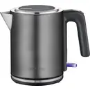 Severin 9342 Bouilloire sans fil noir, acier Contenance: 1 l