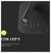 Lampe de lecture LED noire avec un bras cylindrique, deux ports USB et des boutons de mise en marche. Texte : 'LED COB - Puce LED de haute qualité et pilote de puissance.'