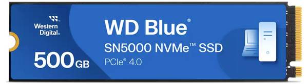 SSD interne NVMe/PCIe M.2  Western Digital Blue™ 500 GB  PCIe NVMe 4.0 x4 WDS500G4B0E-00CNZ0