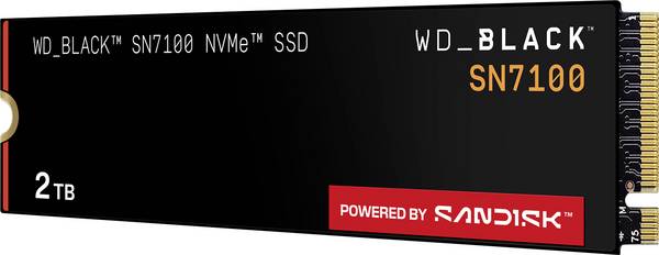Western Digital Black™ 2 TB SSD interne NVMe/PCIe M.2  PCIe NVMe 4.0 x4  WDS200T4X0E-00CJA0