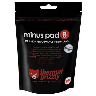 Thermal Grizzly Minus Pad 8 Minus Pad 8 Pad thermique 3 mm 8 W/mK (L x l x H) 120 x 120 x 3 mm Piece-2