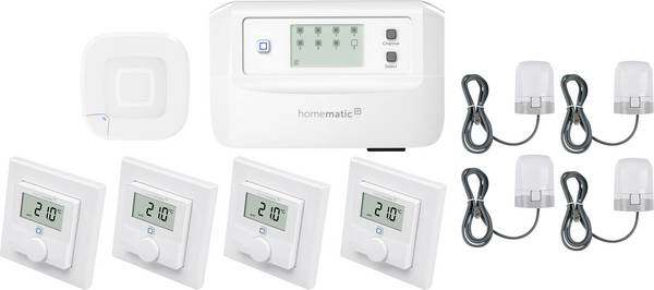 Homematic IP  Kit de démarrage chauffage a usol   HmIP-HAP2+HmIP-FALMOT-C8+HmIP-WTH-1+HmIP-VDMOT