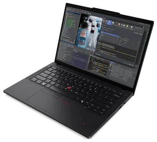 Un ordinateur portable ouvert à boîtier noir affiche sur son écran des interfaces de programmation complexes et des outils de développement.