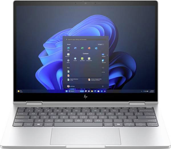 HP Notebook EliteBook 8 Flip G1i 13 AI PC AD3W9ET  33.8 cm (13.3 pouces) WUXGA Intel® Core™ Ultra 7 255U 32 GB RAM  512 GB SSD suisse, Qwertz Intel Graphics     argent  AD3W9ET#UUZ