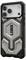 Un étui de téléphone robuste noir et argenté avec des motifs de design hexagonaux et le logo UAG mis en évidence, conçu pour une protection optimale.
