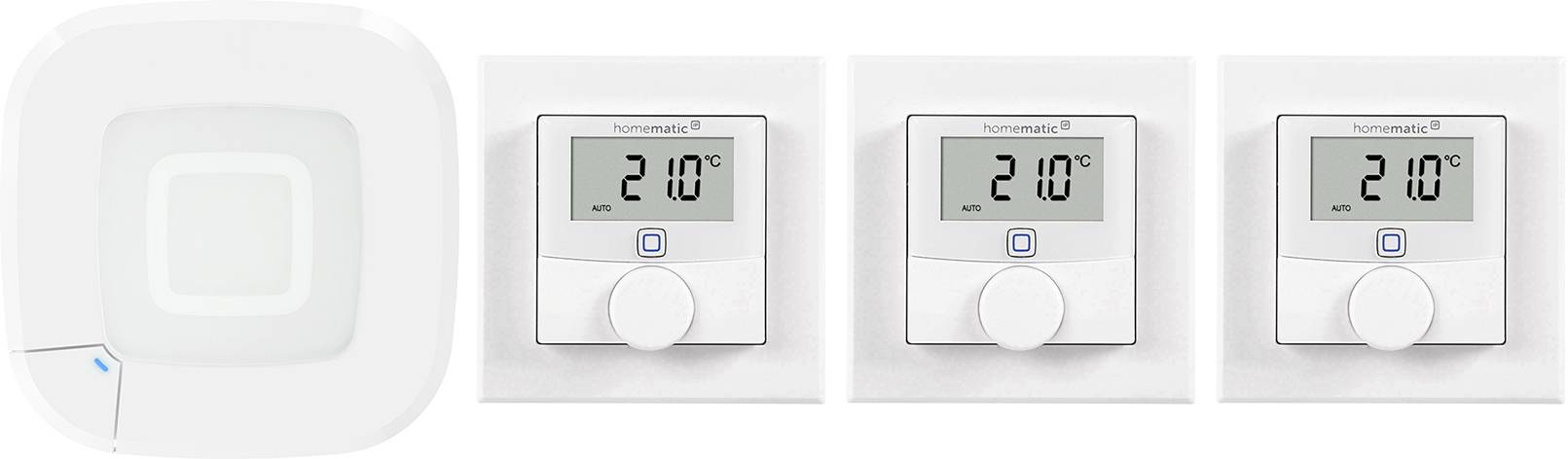 Homematic IP Kit de démarrage plancher chauffant connecté HmIP-HAP2+HmIP-BWTH-0