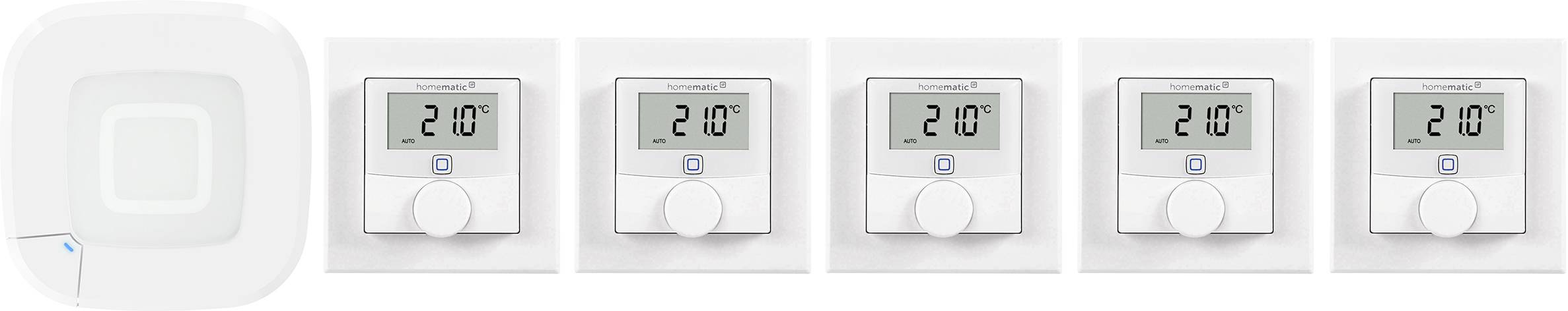 Homematic IP Kit de démarrage plancher chauffant connecté HmIP-HAP2+HmIP-BWTH-0