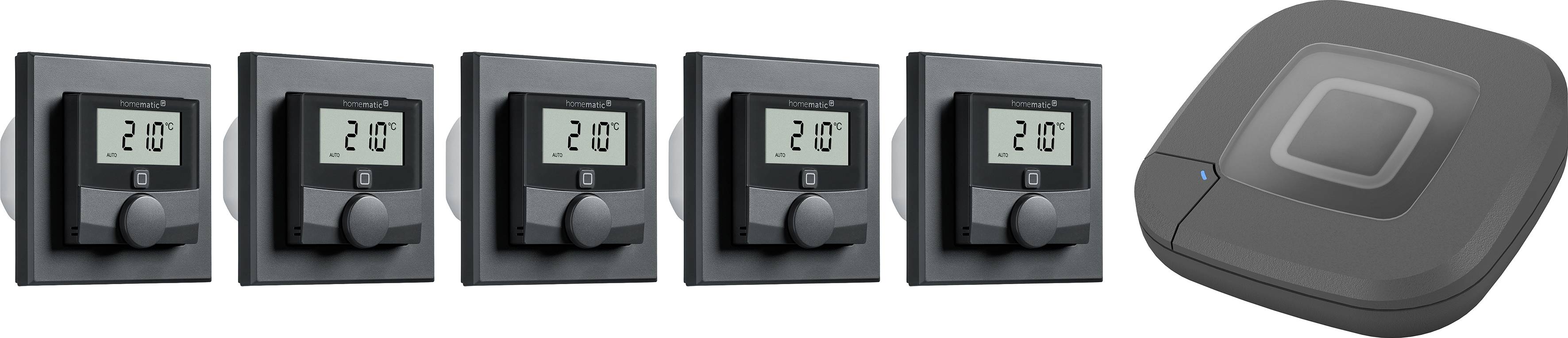Homematic IP Kit de démarrage plancher chauffant connecté HmIP-HAP2-A+HmIP-BWTH-A-0