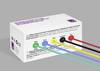 TRU COMPONENTS TC-14085024 Fil tressé à gaine silicone 0.75 mm² rouge, noir, jaune, bleu, vert 1 set