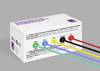 TRU COMPONENTS TC-14085036 Fil tressé à gaine silicone 0.15 mm² rouge, noir, jaune, bleu, vert 1 set