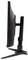 Vue latérale d'un moniteur d'ordinateur noir avec support, mettant en valeur son profil fin et sa fonctionnalité de réglage de hauteur.