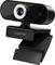 Une webcam noire avec un objectif central et deux petits trous sur les côtés est fixée sur un support à pince. Le nom de marque « LogiLink » est inscrit sur la base.
