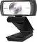 Une webcam Full HD noire LogiLink avec un objectif grand angle, adaptée aux visioconférences ou au streaming.