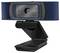 Une webcam noire et bleue avec un support flexible, dotée d'un objectif étiqueté « AF 1080P » et de la marque « LogiLink », convenant aux appels vidéo.