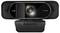 Une webcam noire avec un objectif au centre, étiquetée « FHD 1080P » et « Logi », montée sur un support ajustable pour l'enregistrement vidéo ou le streaming.