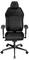 Une chaise de bureau ergonomique noire avec accoudoirs réglables, un dossier haut et une base à roulettes, conçue pour le confort et le soutien.