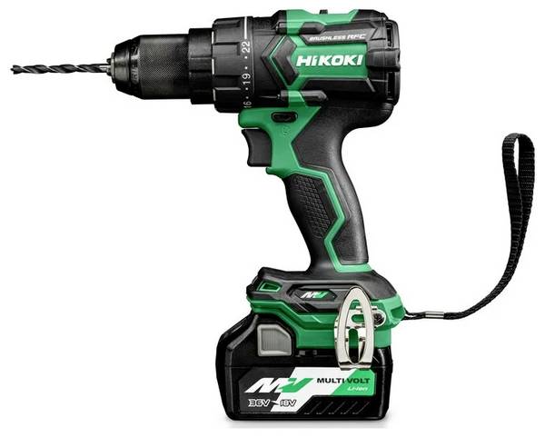 Perceuse-visseuse sans fil HiKOKI DS36DC DS36DCWRZ 36 V 2.5 Ah, 5 Ah Li-Ion + 2 batteries, + chargeur