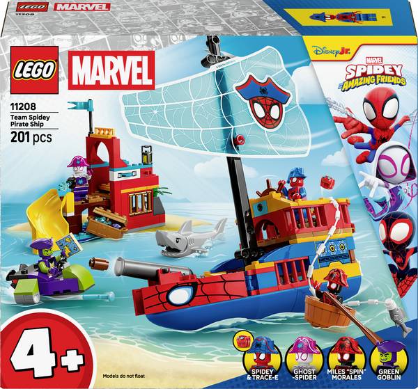 11208 LEGO® MARVEL SUPER HEROES Bateau pirate de l'équipe de Spidey (11208)