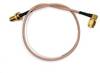 Mueller Electric BU-4150074012 Câble coaxial SMA femelle SMA mâle 0.30 m transparent 1 pc(s)