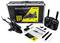 Kit d'hélicoptère télécommandé 'Bell 222 Airwolf Pro' comprenant le modèle, la télécommande, le chargeur et les instructions. Étui de transport noir portant le nom du produit.