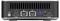Vue arrière d'un appareil noir montrant différents ports : deux HDMI, deux Ethernet, deux USB-C, un USB 3.0, et une entrée d'alimentation.