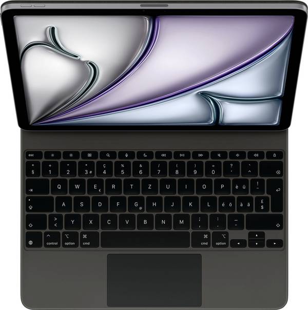 Apple Magic Keyboard for iPad Air 13inch (M3) - Swiss - Black Adapté à la marque (tablette): Apple iPad Air 13" (M3, 2025)  Apple iOS®