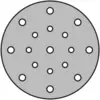 Image du symbole pour Klingspor 306509 Disque abrasif Diamètre 150 mm Grain=180 50 pc(s)