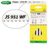 Klingspor 670537 JS 951 WF lames de scie sauteuse, 100 x 8 x 1,45 mm longueur utile 75Crom-Vanadium, poncé en croix, conique, 18 dents par pouce, SB-emballé dans un carton 5 pc(s)