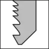 Image du symbole pour Klingspor 670505 JS 993 MT lames de scie sauteuse, 132 x 8 x 1 mm longueur utile 110Bi-métal, fraisé, ondulé, 16-25 dent