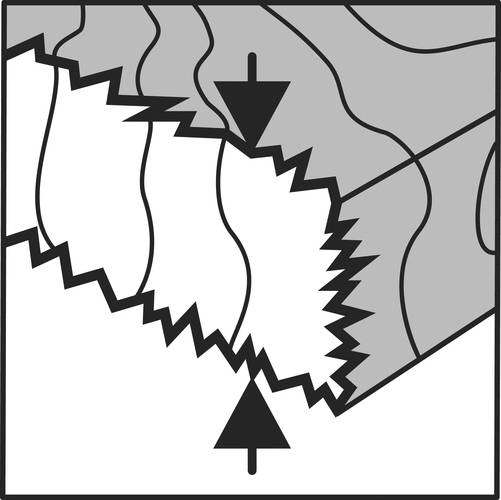 Image du symbole pour Klingspor 670472 RS 603 WR lames de scie sabre, 300 x 19 x 1,2 mm longueur utile 280Crom-Vanadium, fraisé, meublé, 3 den