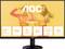 Moniteur de bureau à domicile AOC : 27 pouces, 120 Hz, 1 ms MPRT, Synchronisation Adaptative, Design sans bordure sur 3 côtés, Mode lumière bleue réduite.
