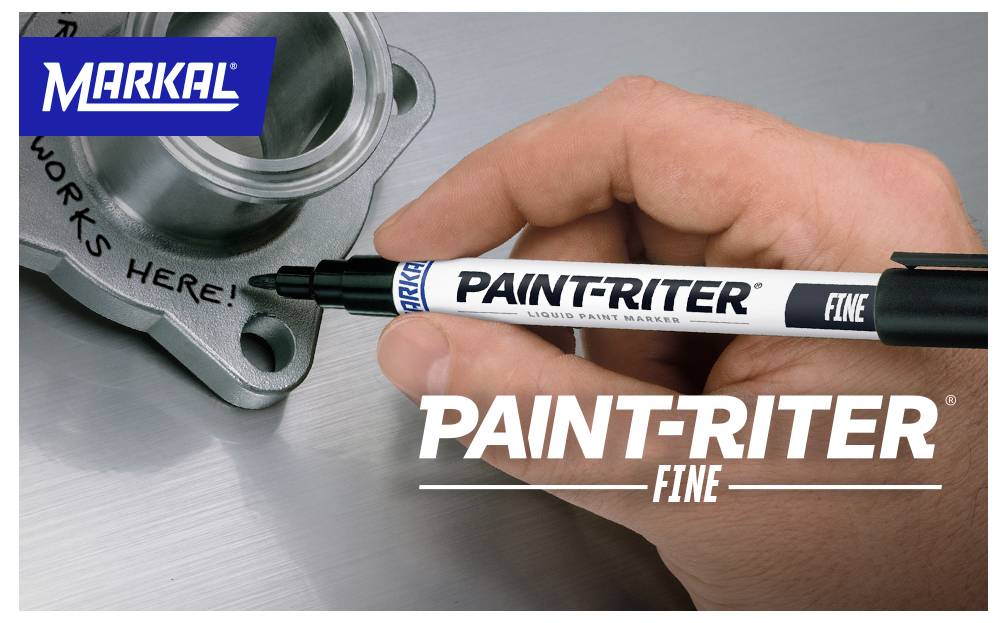 Markal PAINT-RITER FINE 96874 Marqueur peinture rouge-1