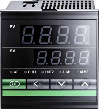 TRU COMPONENTS TC-CH702 PID Régulateur de température B, E, J, K, N, R, S, T, Pt100 -200 à 1820 °C SSR, Courant analogique (L x l x H) 73 x 72 x 72 mm