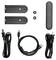 « Accessoires de barre de son JBL comprenant une télécommande, des supports muraux, des câbles d'alimentation et un câble USB-C. »
