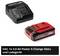 Un set de batterie et chargeur Power X-Change comprenant une batterie de 4,0 Ah et un chargeur adapté.
