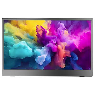 Une image abstraite vibrante de nuages colorés dans des tons de bleu, jaune, rose et violet, ressemblant à une explosion de couleurs sur un écran.