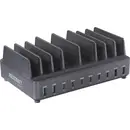 VOLTCRAFT UC-240W01 Station de charge USB 240 W 6x USB-C®, 4x USB-A Fast Charge, Quick Charge, Power Delivery noir intér