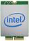 Adaptateur Intel Wi-Fi 6 AX200 pour une connectivité sans fil améliorée, doté d'une interface PCIe avec des connecteurs d'antenne en haut.