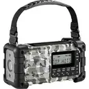 Sangean MMR-99 DAB+ Camo Radio d'urgence DAB+, FM AUX, USB, Bluetooth panneau solaire, manivelle, fonction de charge de