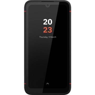 Un smartphone affichant la date et l'heure : « 20:23, jeudi 9 mars » sur un écran noir.