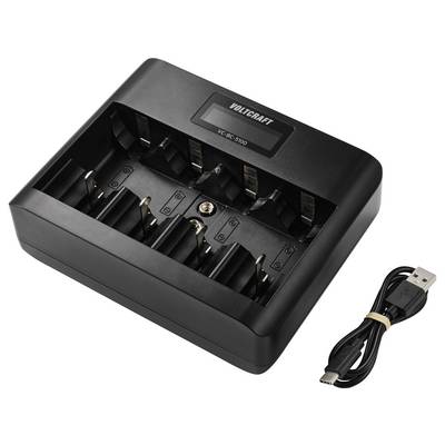 VOLTCRAFT VC-BC-5100 Chargeur de piles rondes NiMH, Li-ion LR6 (AA), LR03 (AAA), LR14 (C), LR20 (D), 6LR61 (9 V)-3