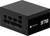 Un bloc d'alimentation compact noir Corsair SF750, montrant plusieurs ports d'entrée étiquetés pour les connexions CPU, PCIe et SATA.