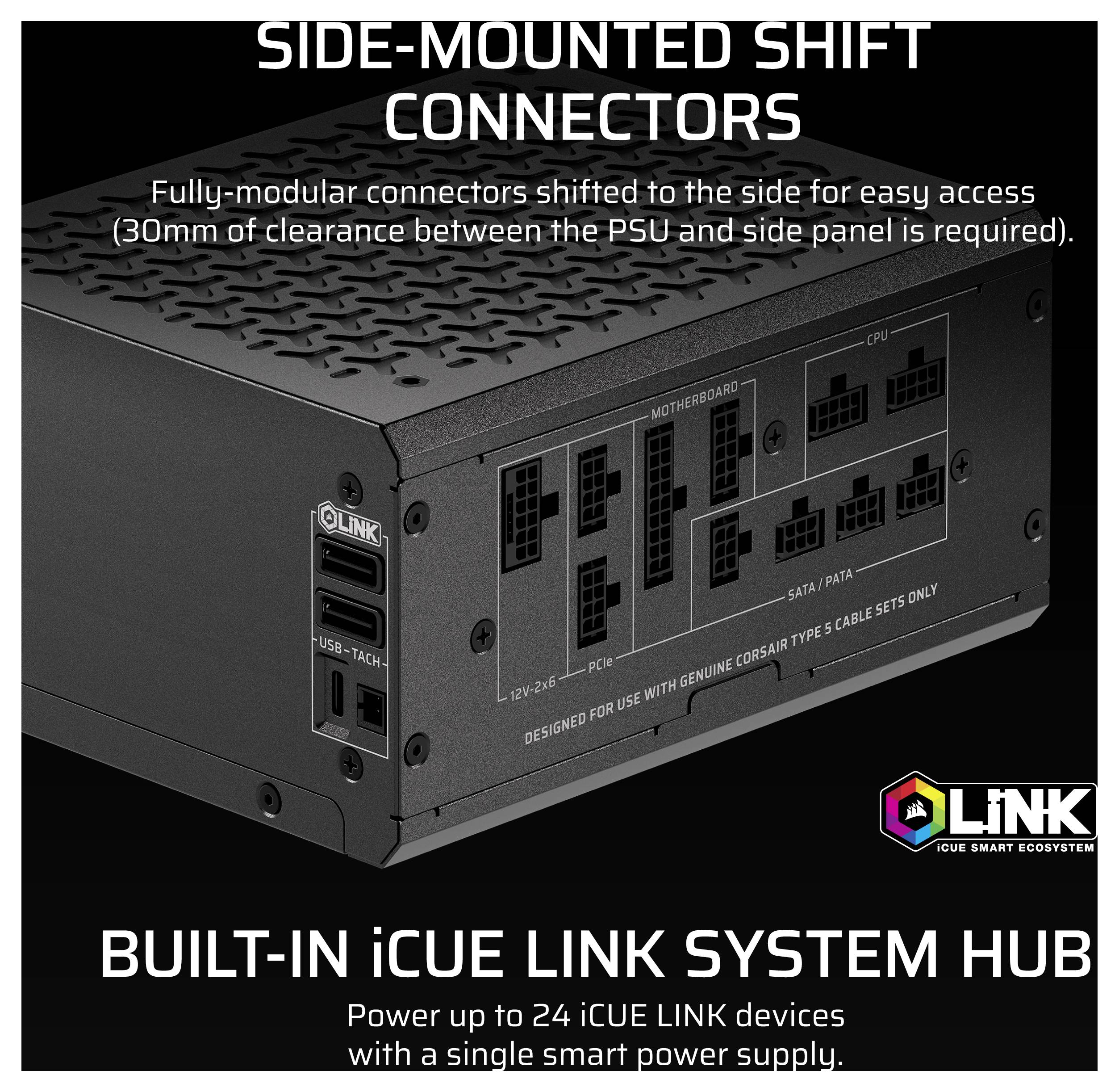 Corsair HX1000i SHIFT Alimentation PC 1000 W ATX 80PLUS® Platinum-29