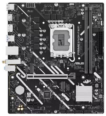 Asus PRIME B760M-F WIFI Carte mère Socket (PC) Intel® 1700 Facteur de forme (détails) Micro-ATX Chipset de la carte mère Intel® B760